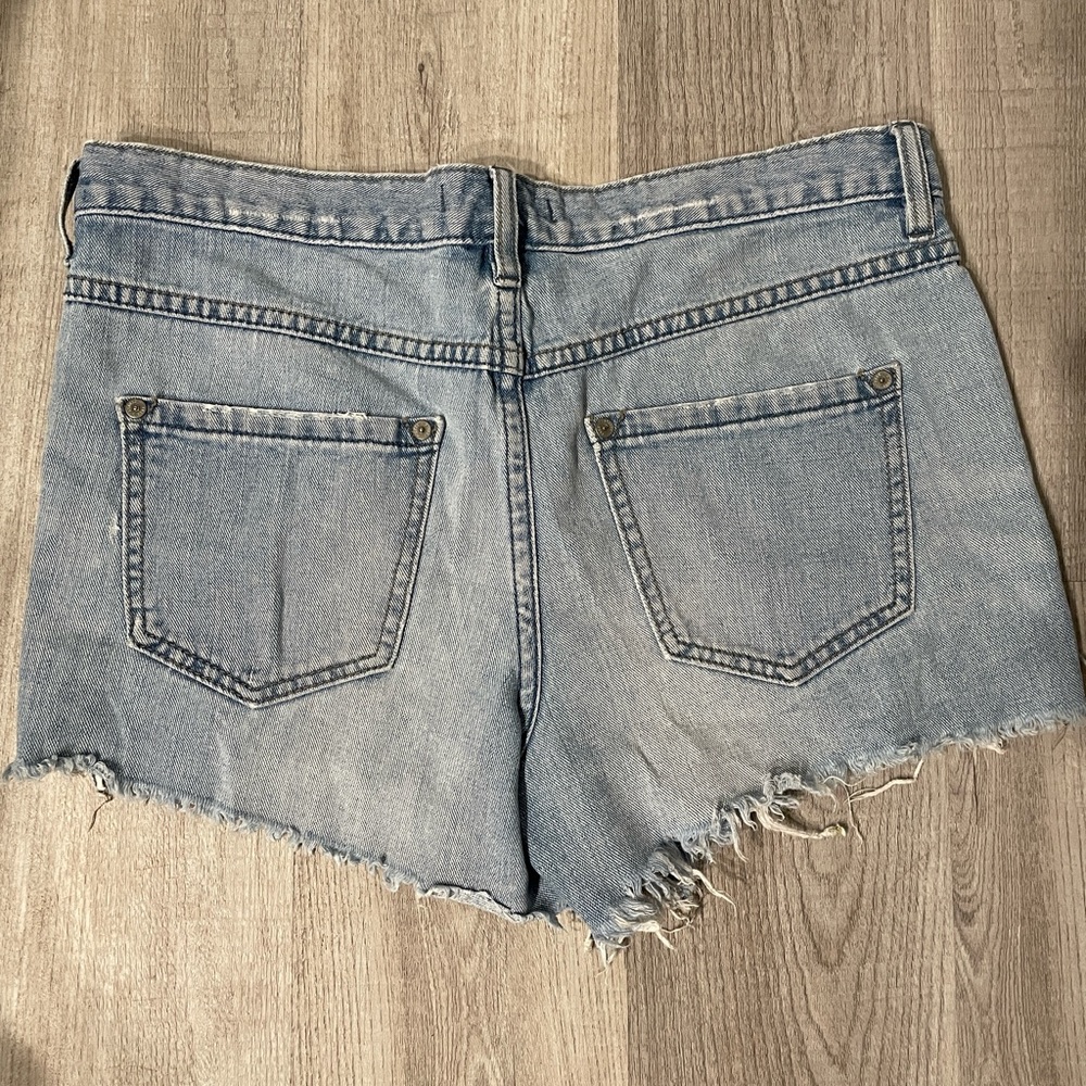 Free People Jean Shorts Size 26 - Picture 3 of 3